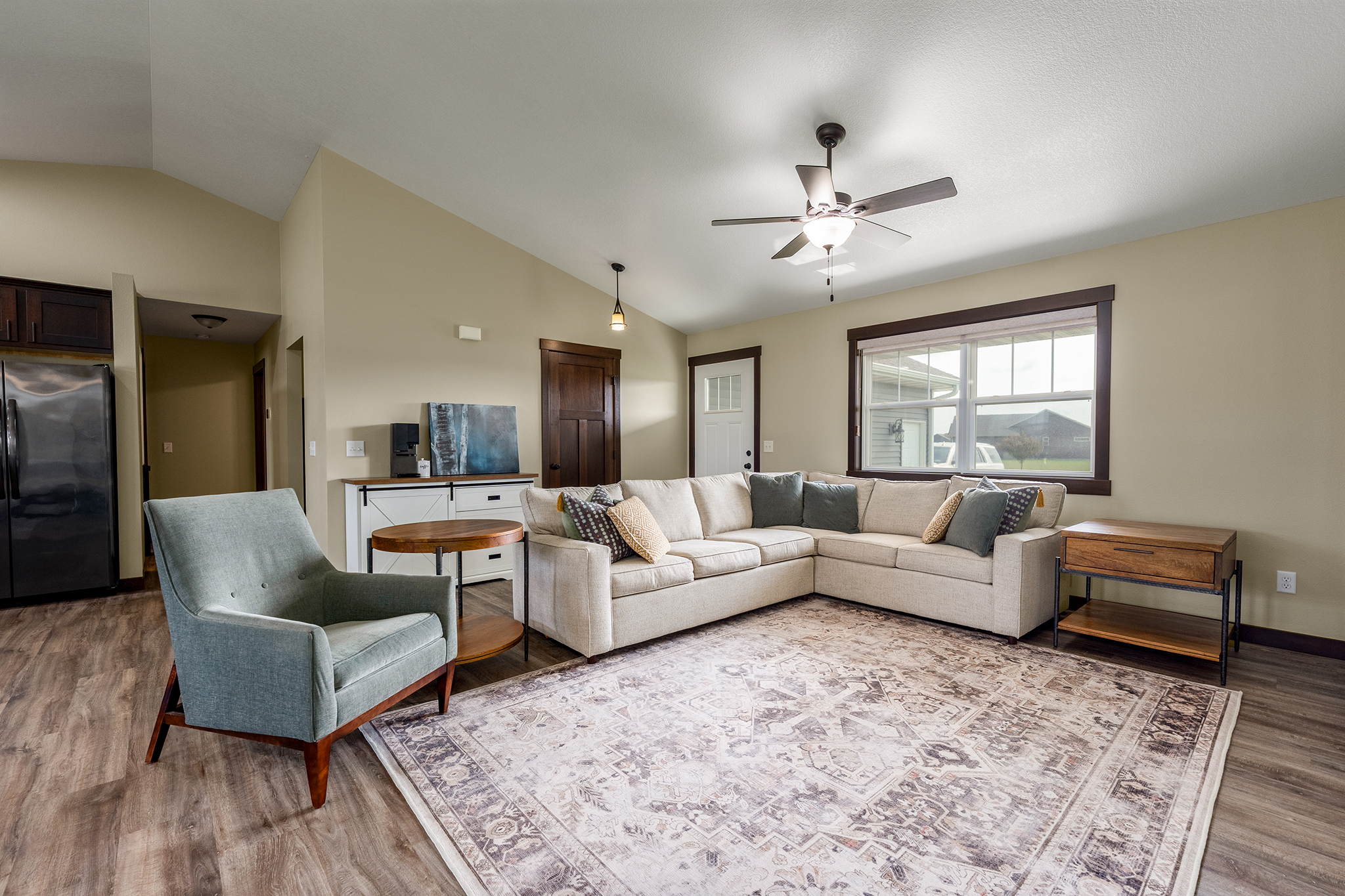 Staged home interior ready for sale in the Chippewa Valley Wisconsin