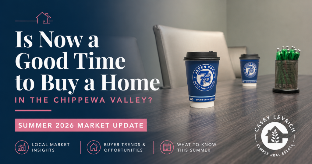 Chippewa Valley homes for sale summer 2026 / Eau Claire Wisconsin real estate market update July 2026