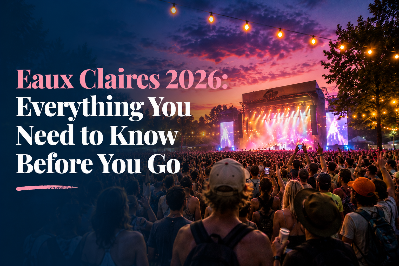 Eaux Claires Festival 2026 at Carson Park in Eau Claire Wisconsin