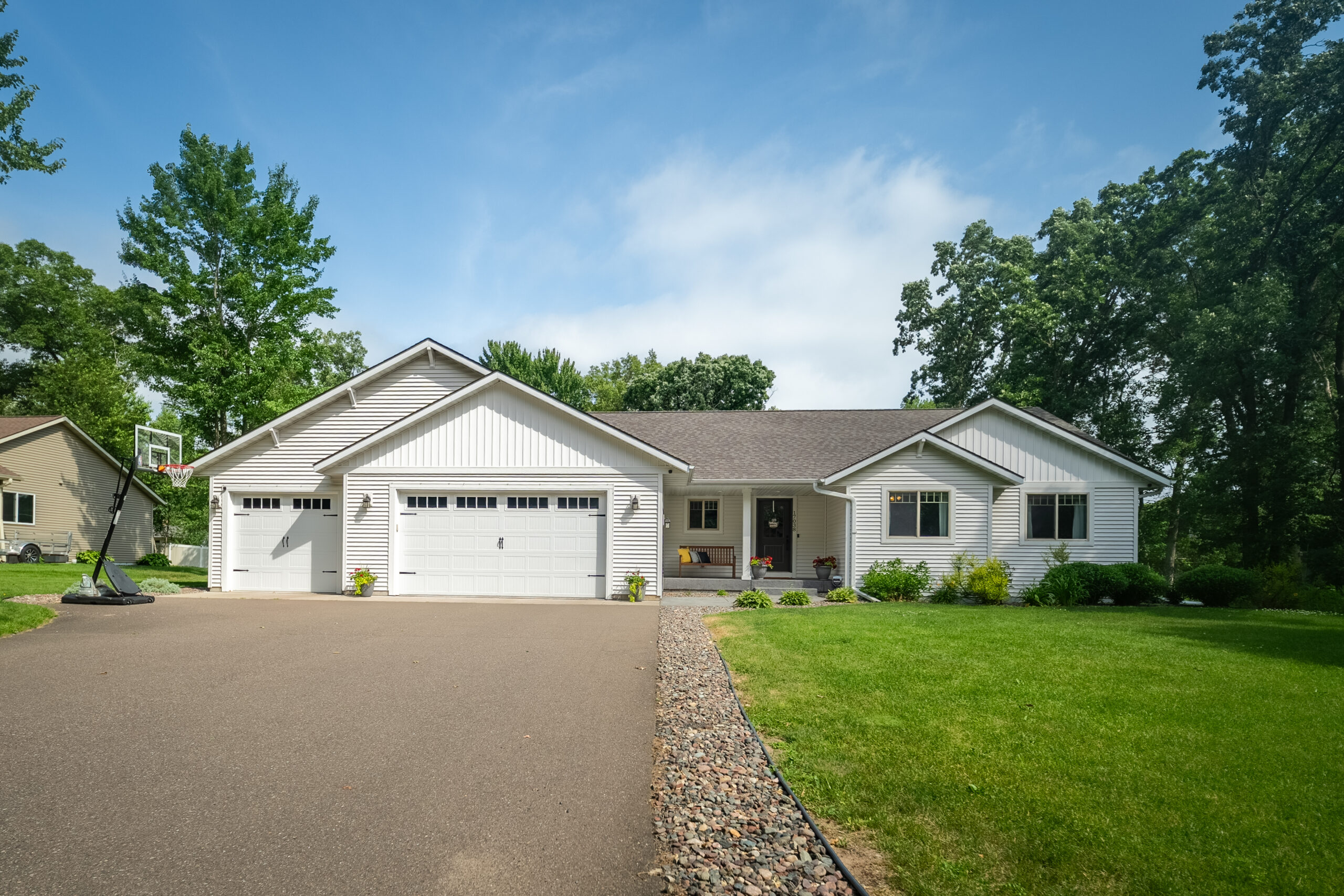 Custom built home for sale at 17038 55th Avenue in Chippewa Falls Wisconsin by N&P Builders on .70 acres near Lake Wissota