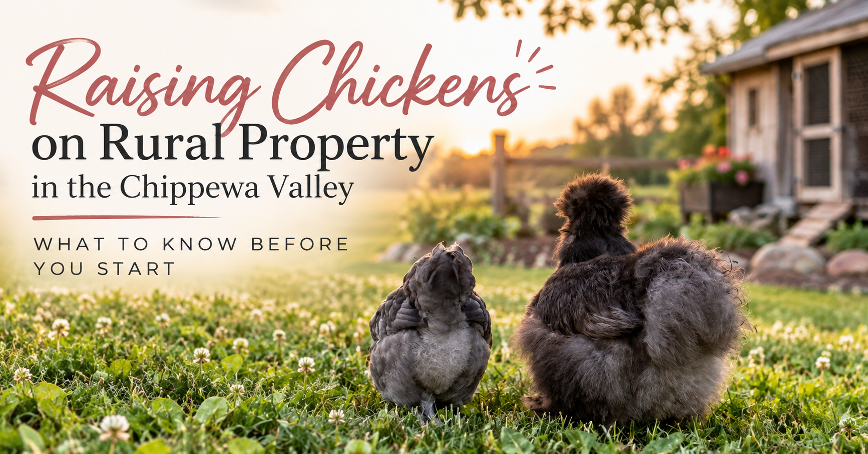 Raising Chickens on Rural Property in the Chippewa Valley: What to Know Before You Start